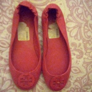 Tory Burch pink flats